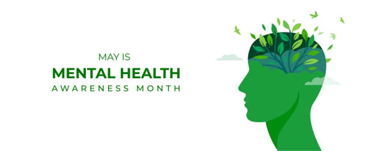 image showing what's happing on Mental Health Awareness Month: Go Green, Get Creative!