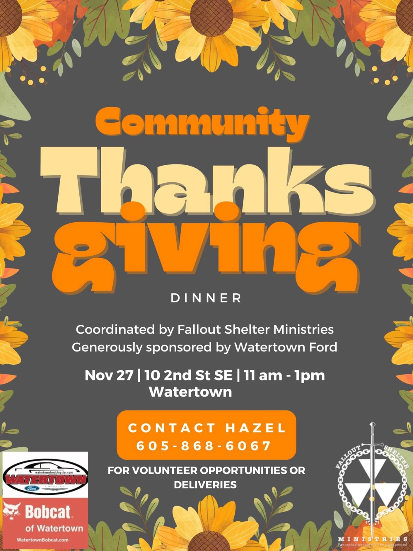 image showing what's happing on Community Thanksgiving Dinner