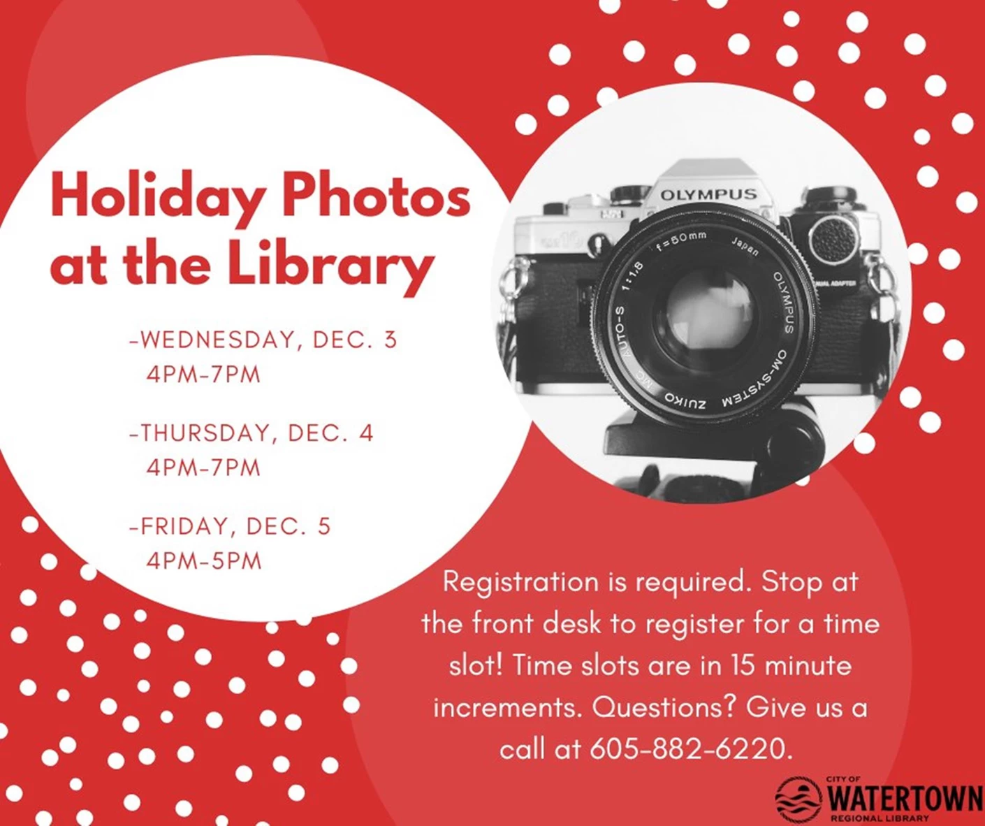 image showing what's happing on Holiday Photos at the Library