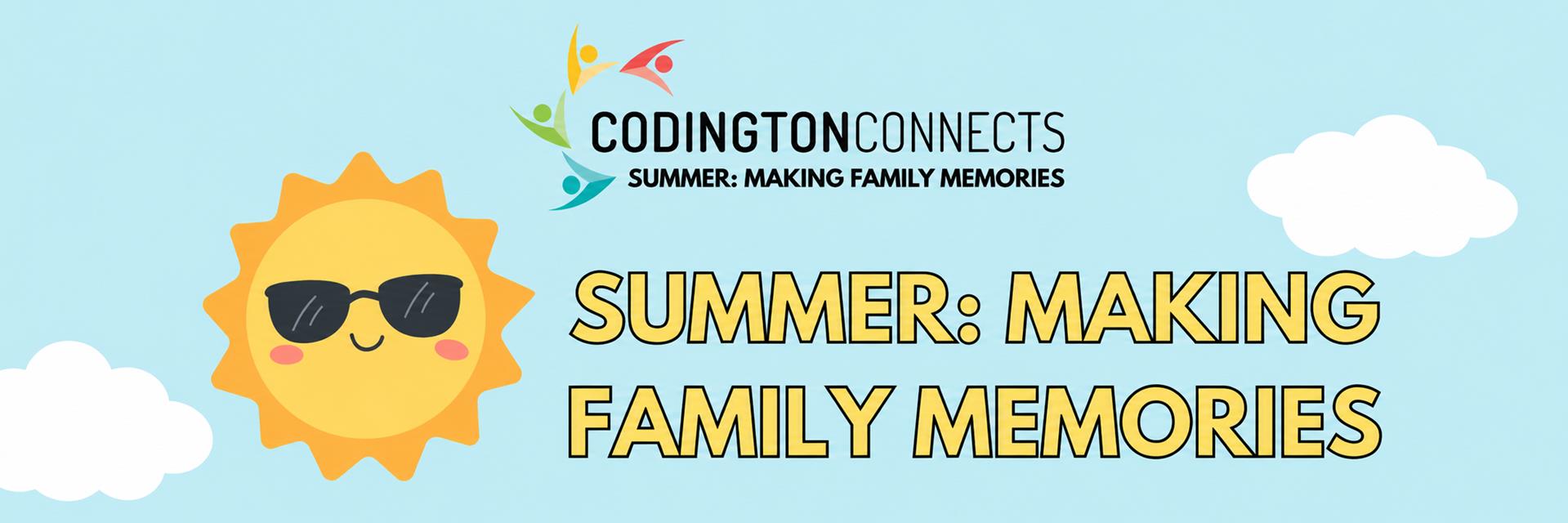 This summer, Codington Connects invites families to get outside, explore their neighborhood, and make memories that last!