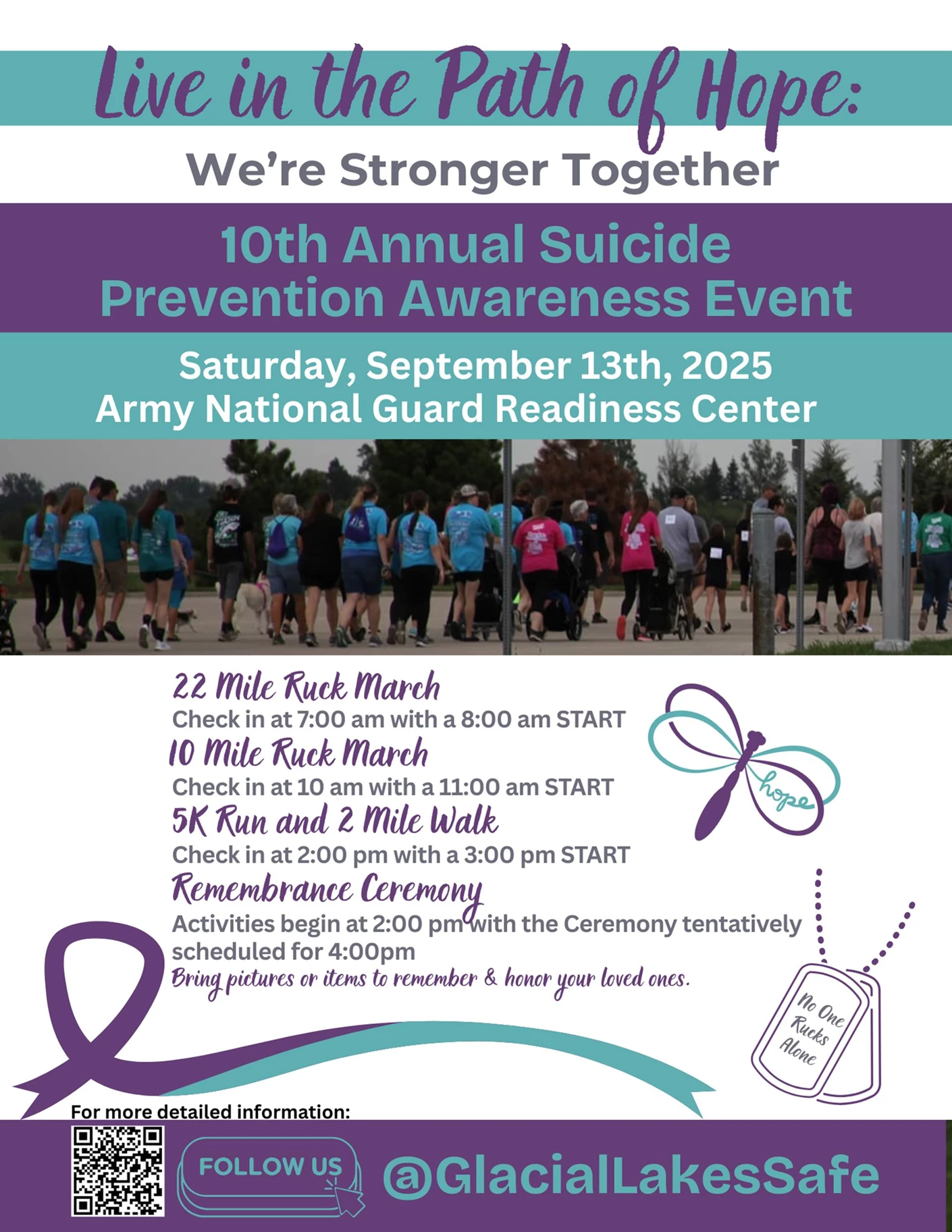 image showing what's happing on Annual Suicide Prevention & Remembrance Event