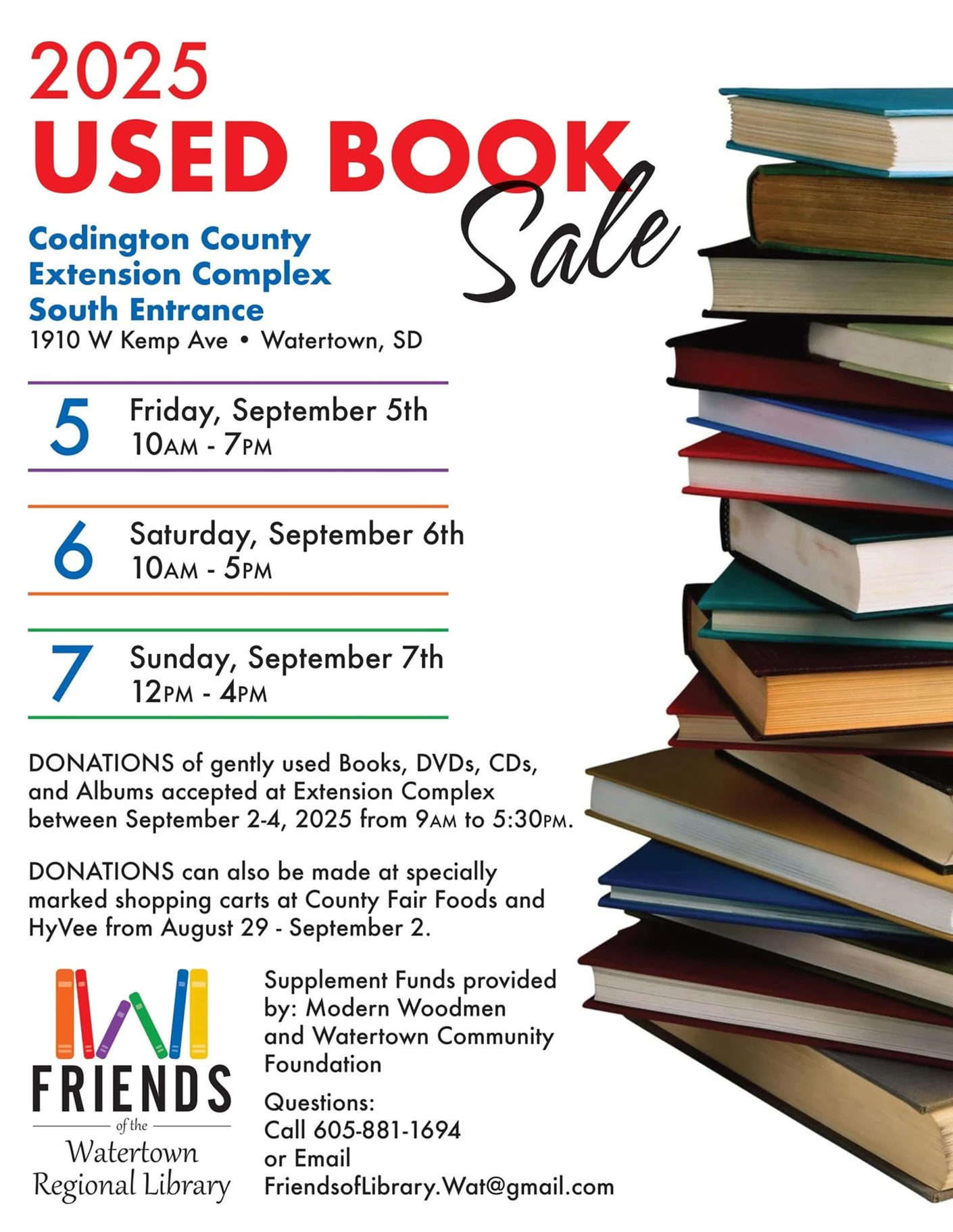 image showing what's happing on Used Book Sale