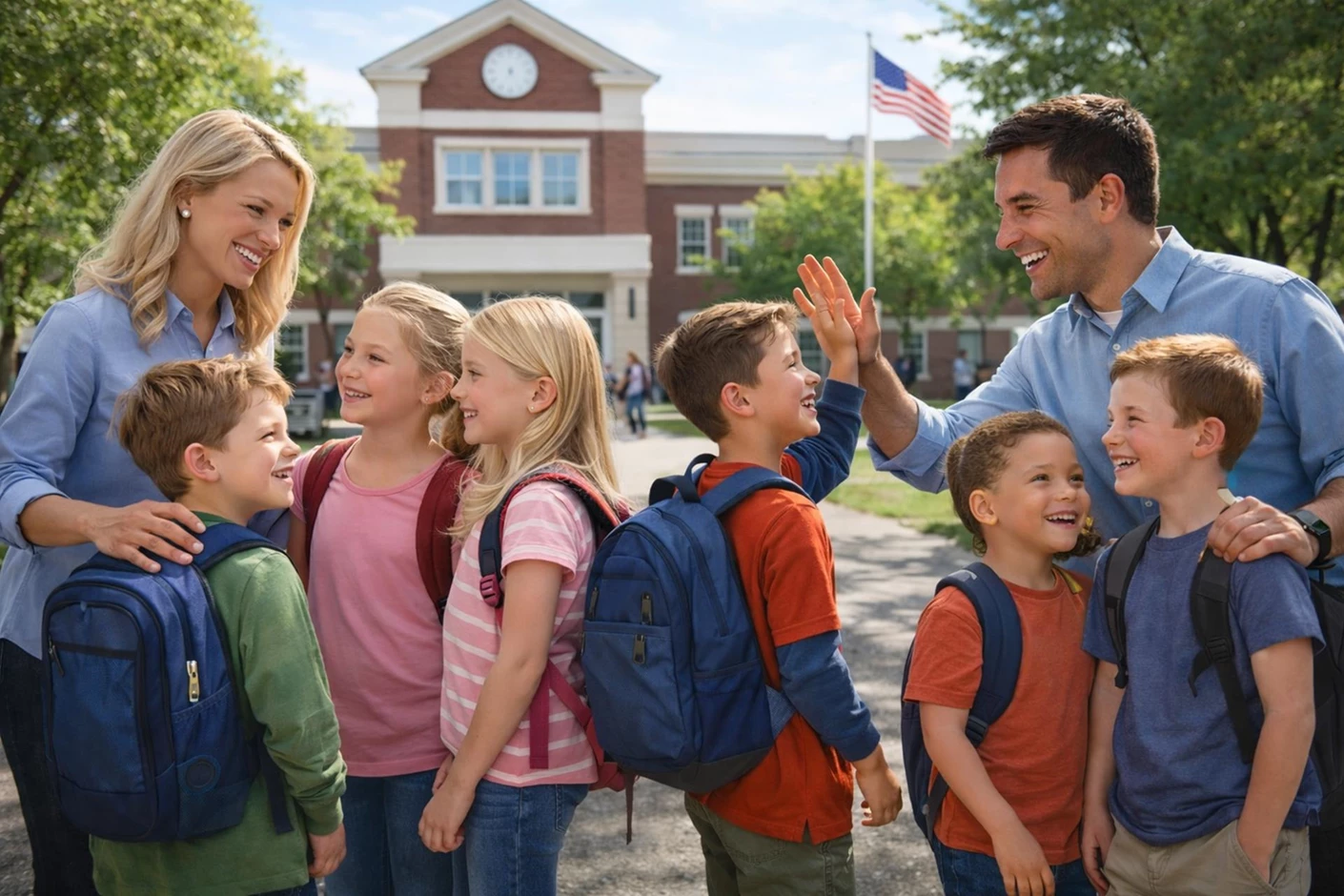 image showing what's happing on The 40 Developmental Assets: Asset 5: Caring School Climate