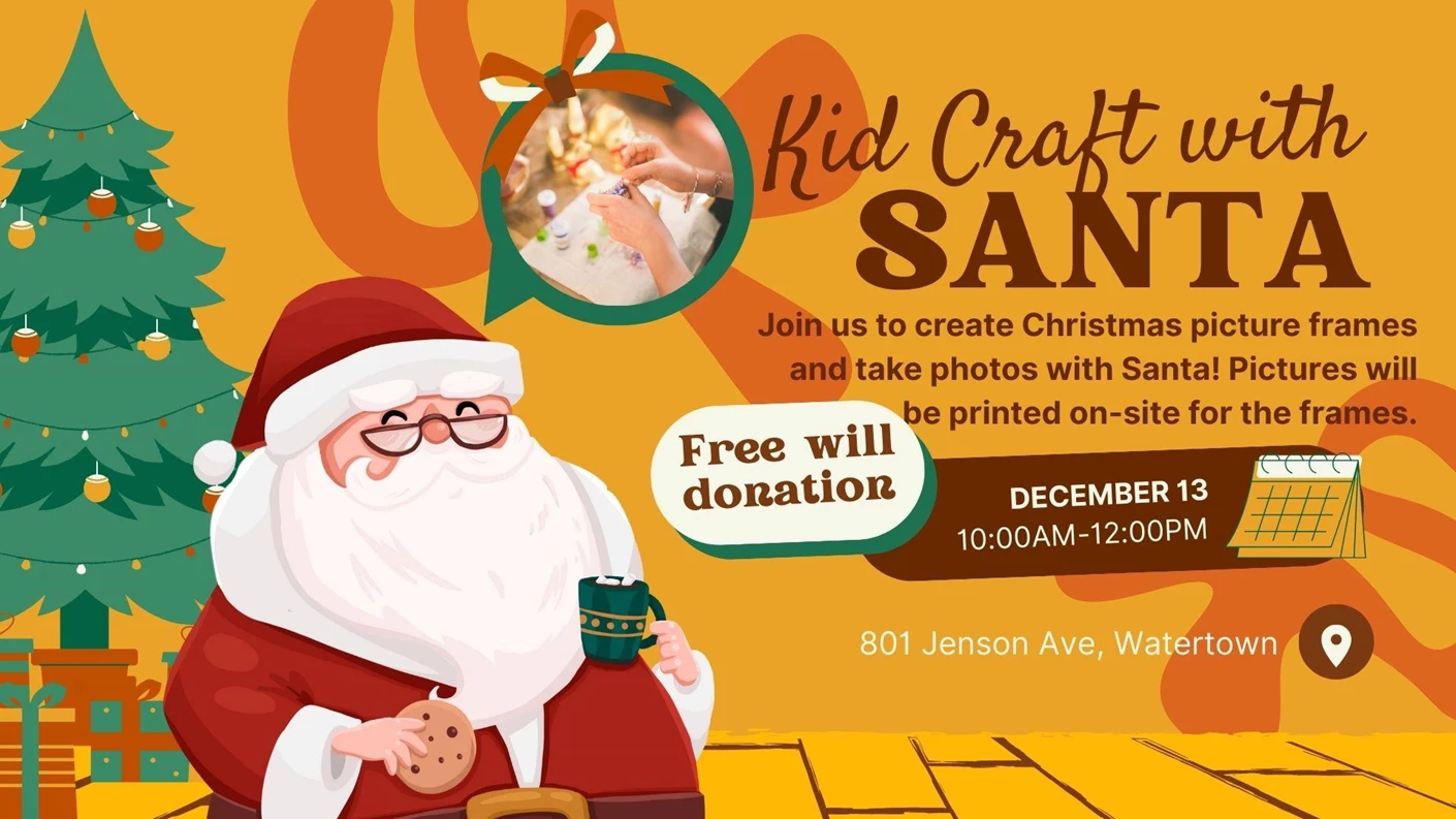 image showing what's happing on Kid Craft with Santa