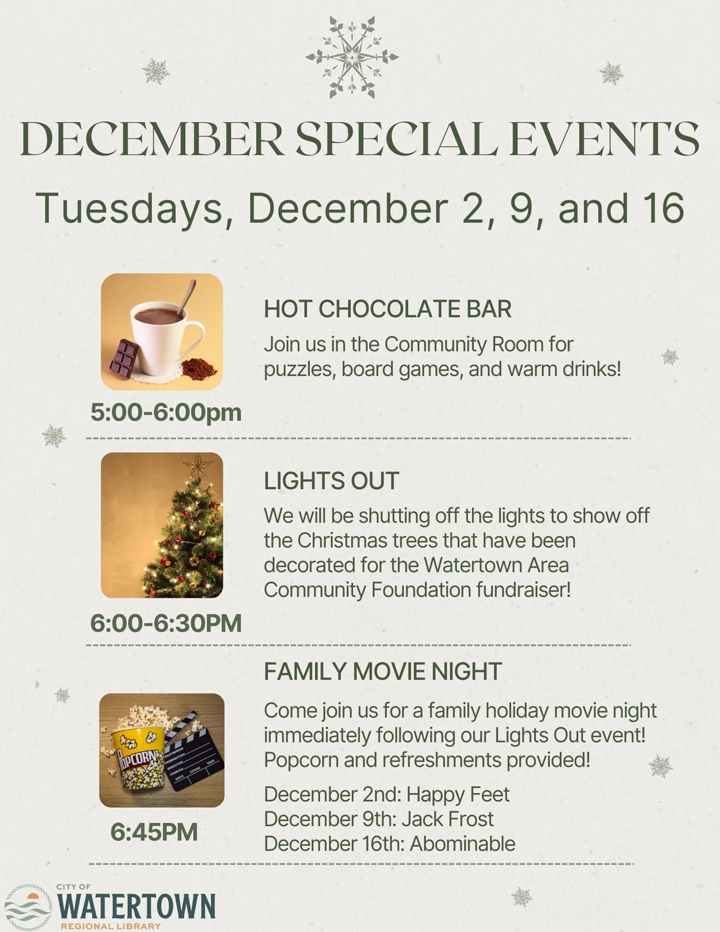 image showing what's happing on Special Events for December