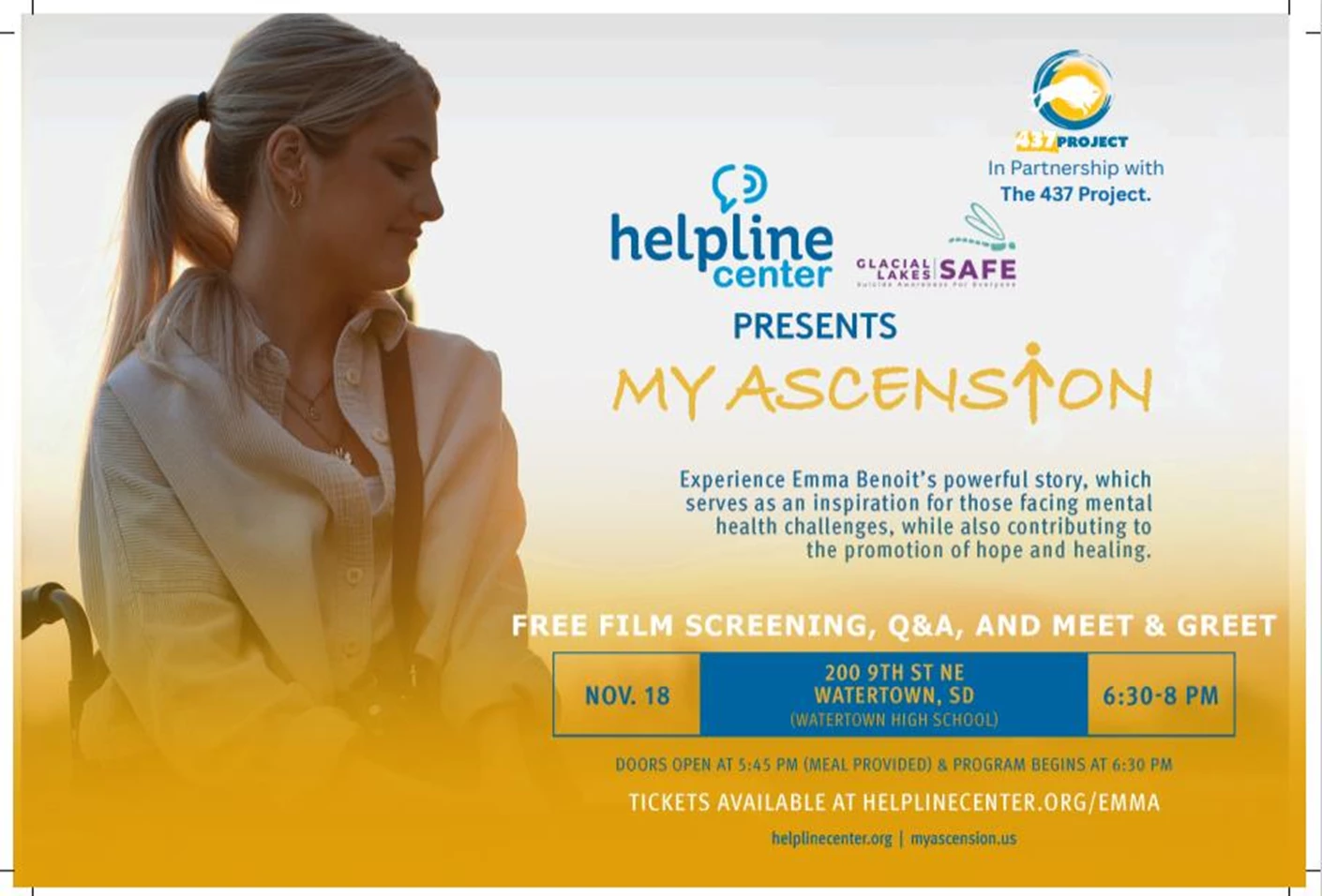 image showing what's happing on My Ascension - Free Film Screening, Q&A, and Meet & Greet