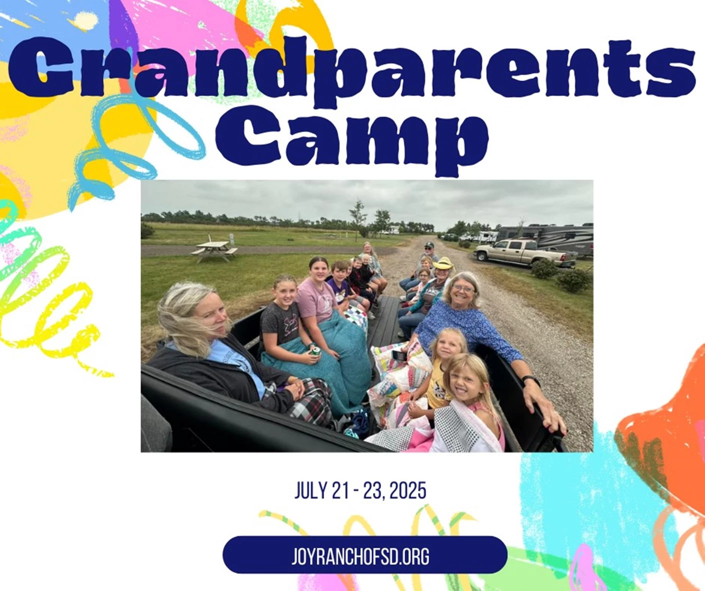 image showing what's happing on Grandparents Camp
