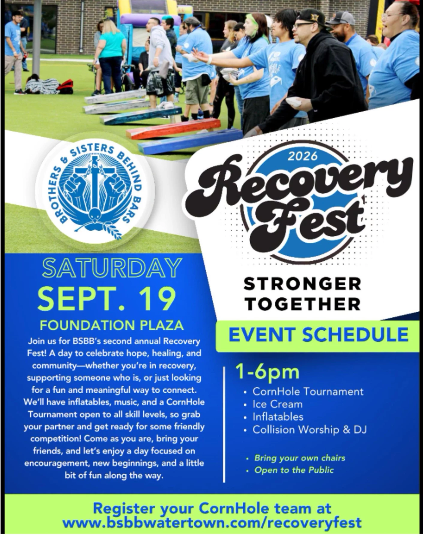 image showing what's happing on Recovery Fest