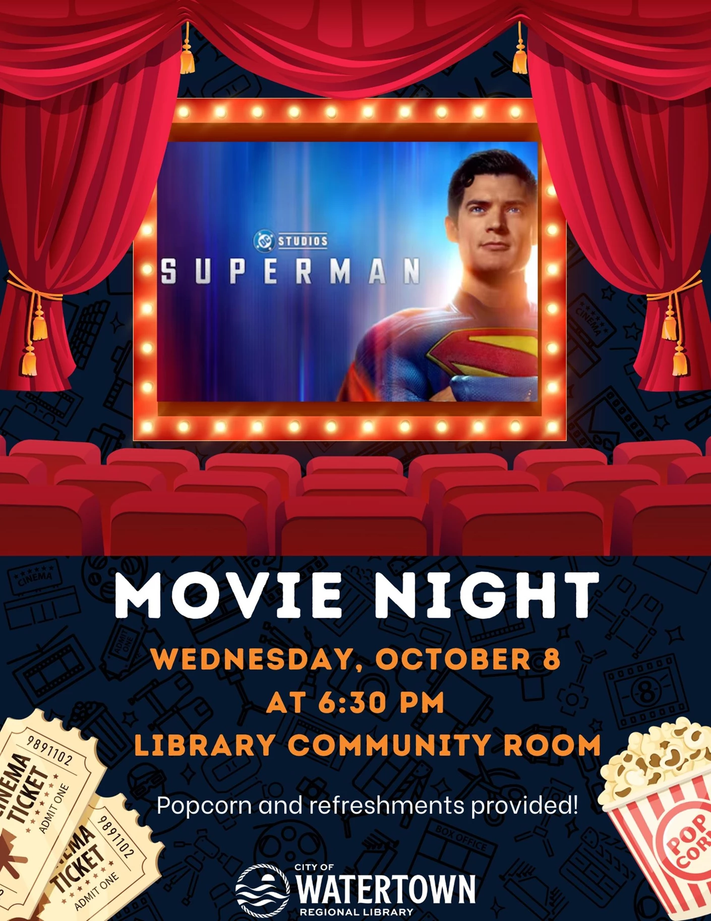 image showing what's happing on Movie Night: Superman (2025)