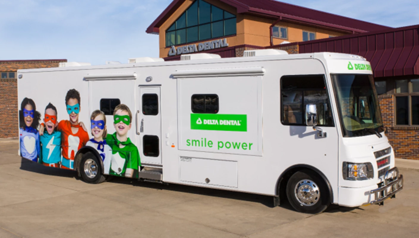 image showing what's happing on Delta Dental Mobile Truck Clinic