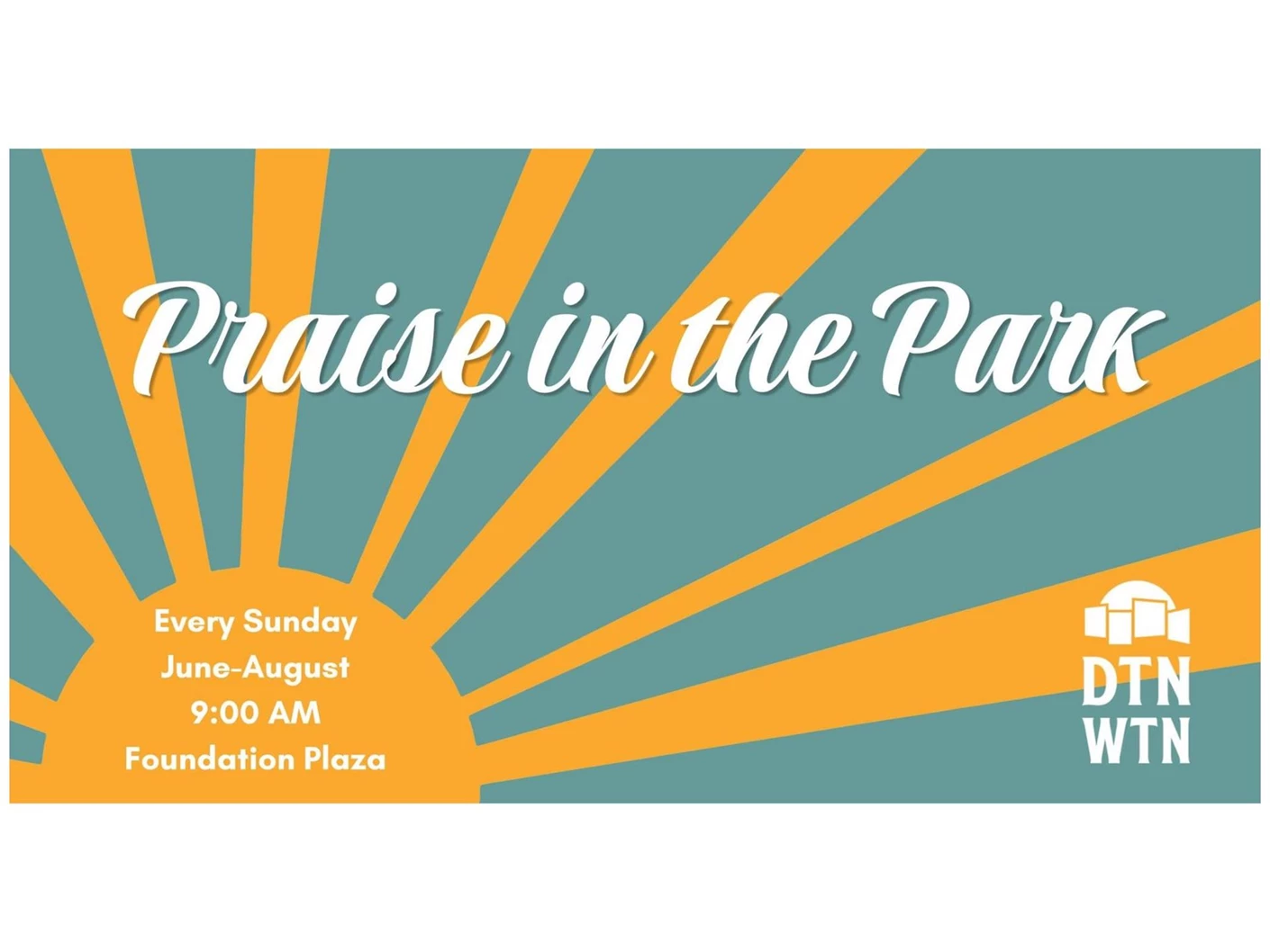 image showing what's happing on Praise in the Park