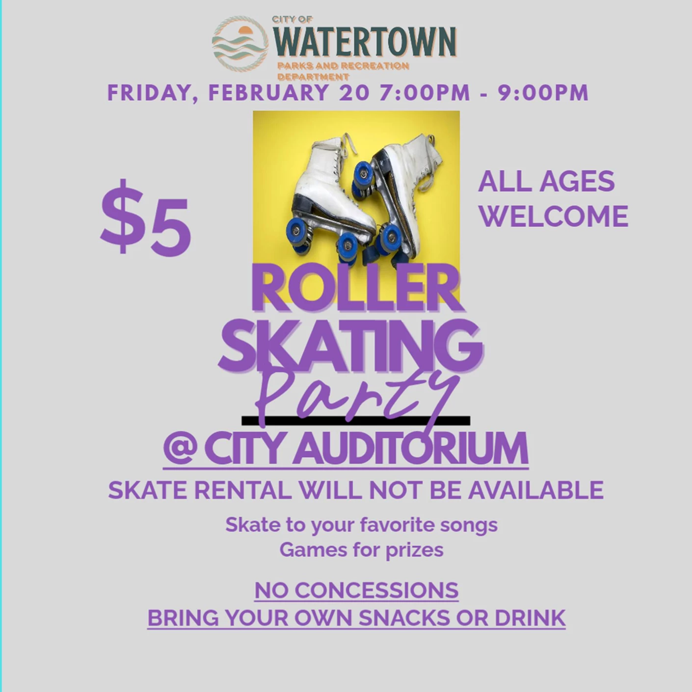 image showing what's happing on Roller Skating Party