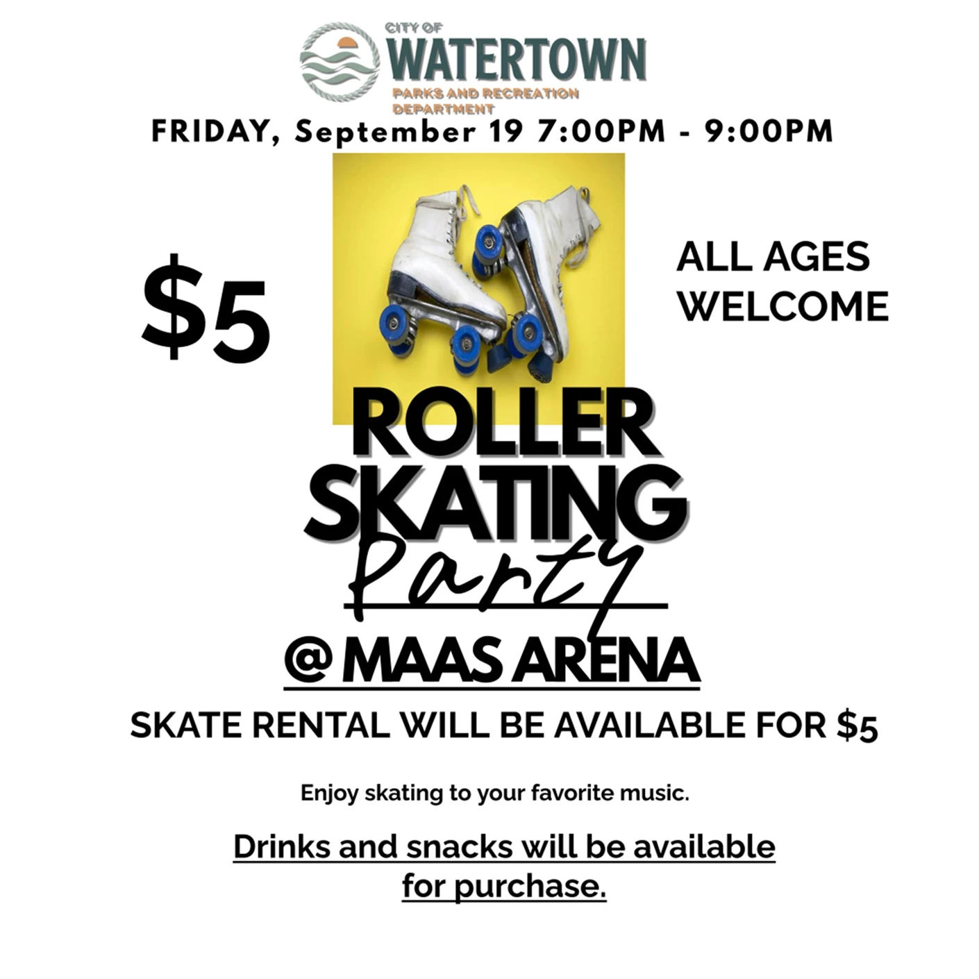 image showing what's happing on Roller Skating Party