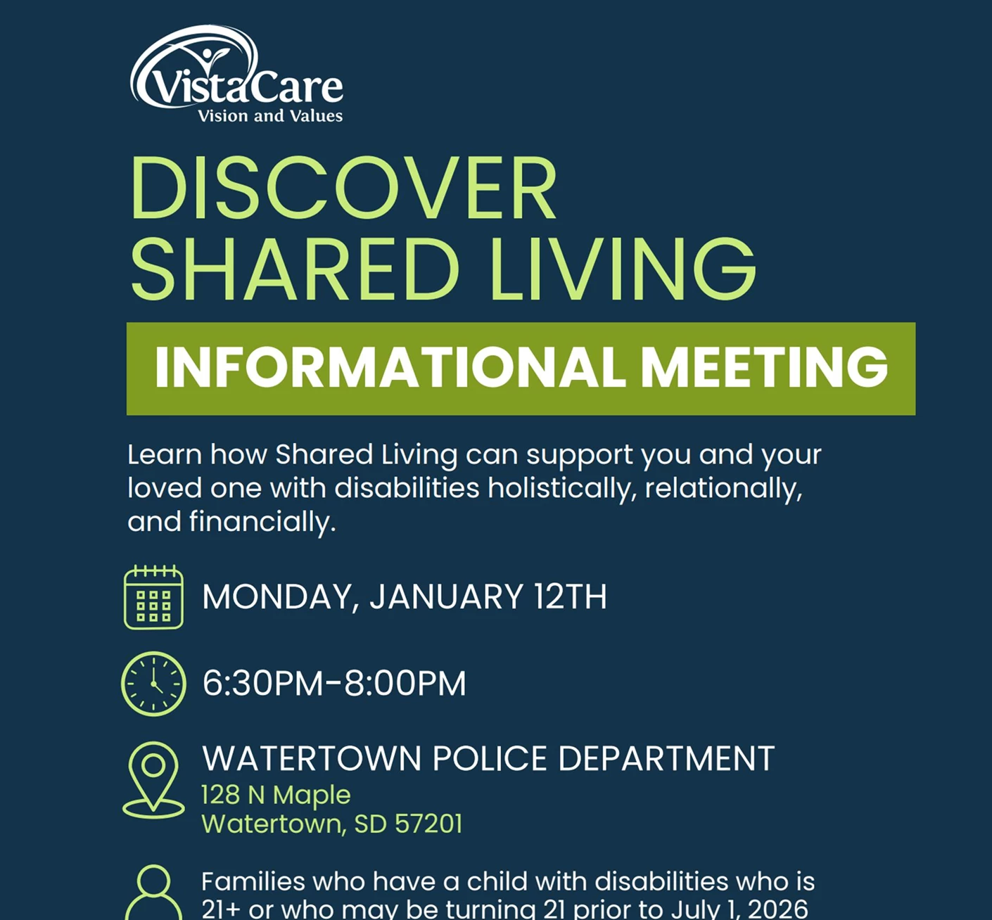 image showing what's happing on Discover Shared Living Informational Meeting