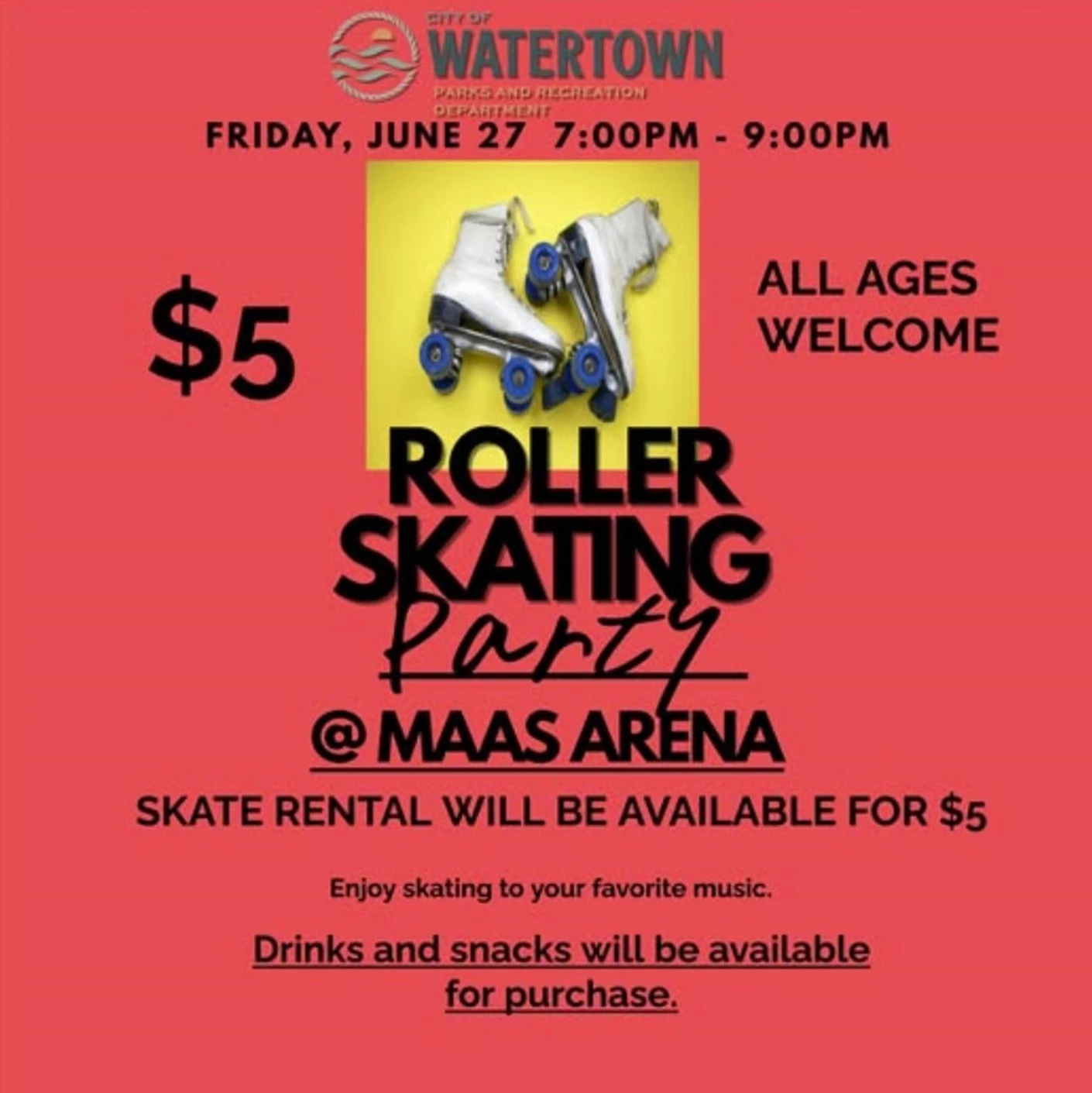 image showing what's happing on Roller Skating Party @ Maas Arena