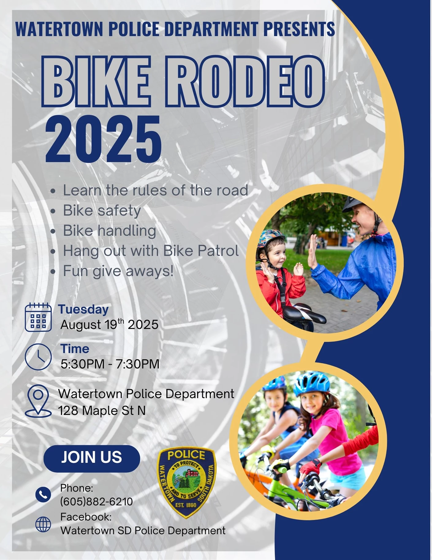 image showing what's happing on Bike Rodeo 2025